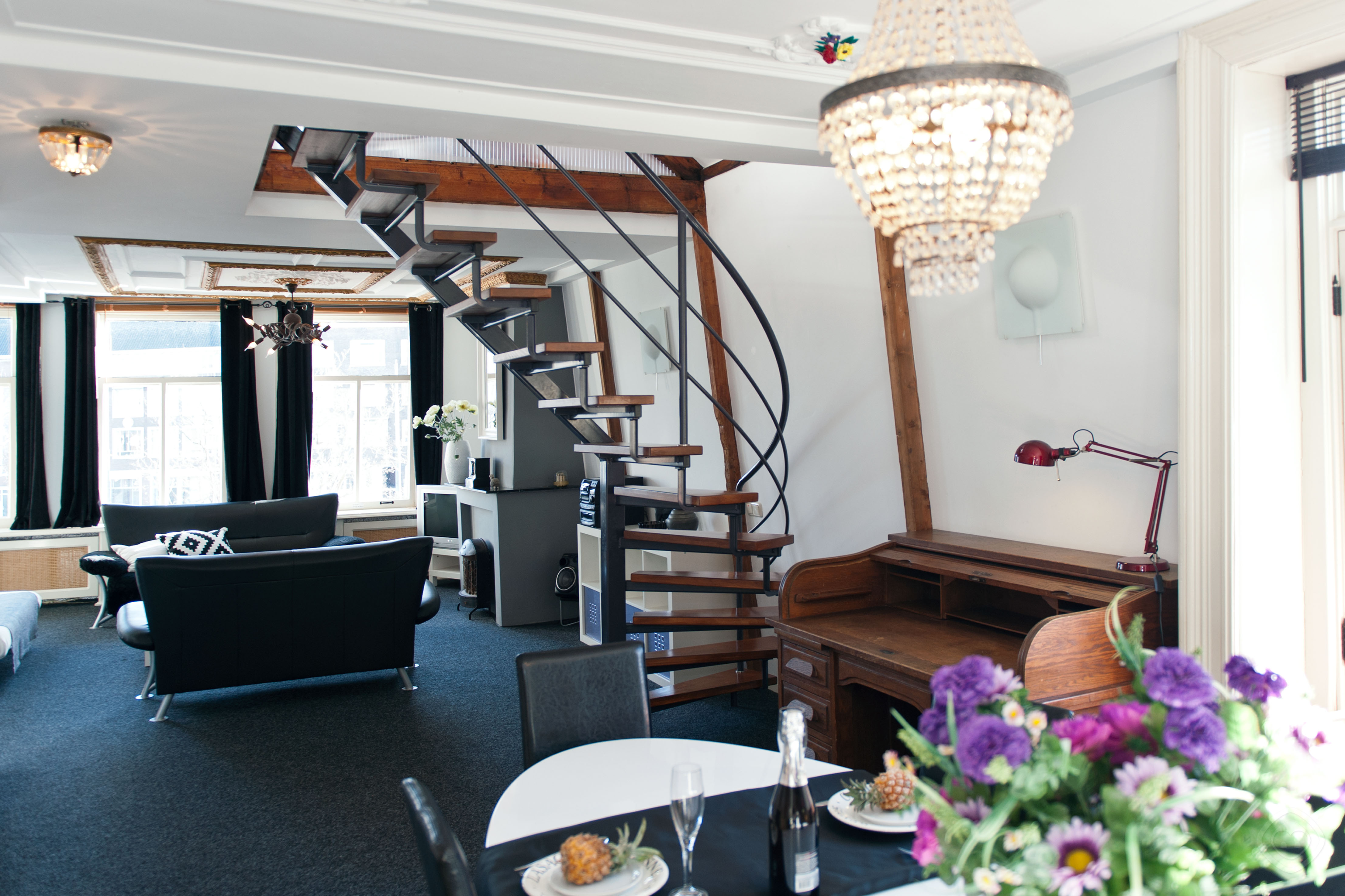 Decorative details Canal Holiday apartment Amsterdam