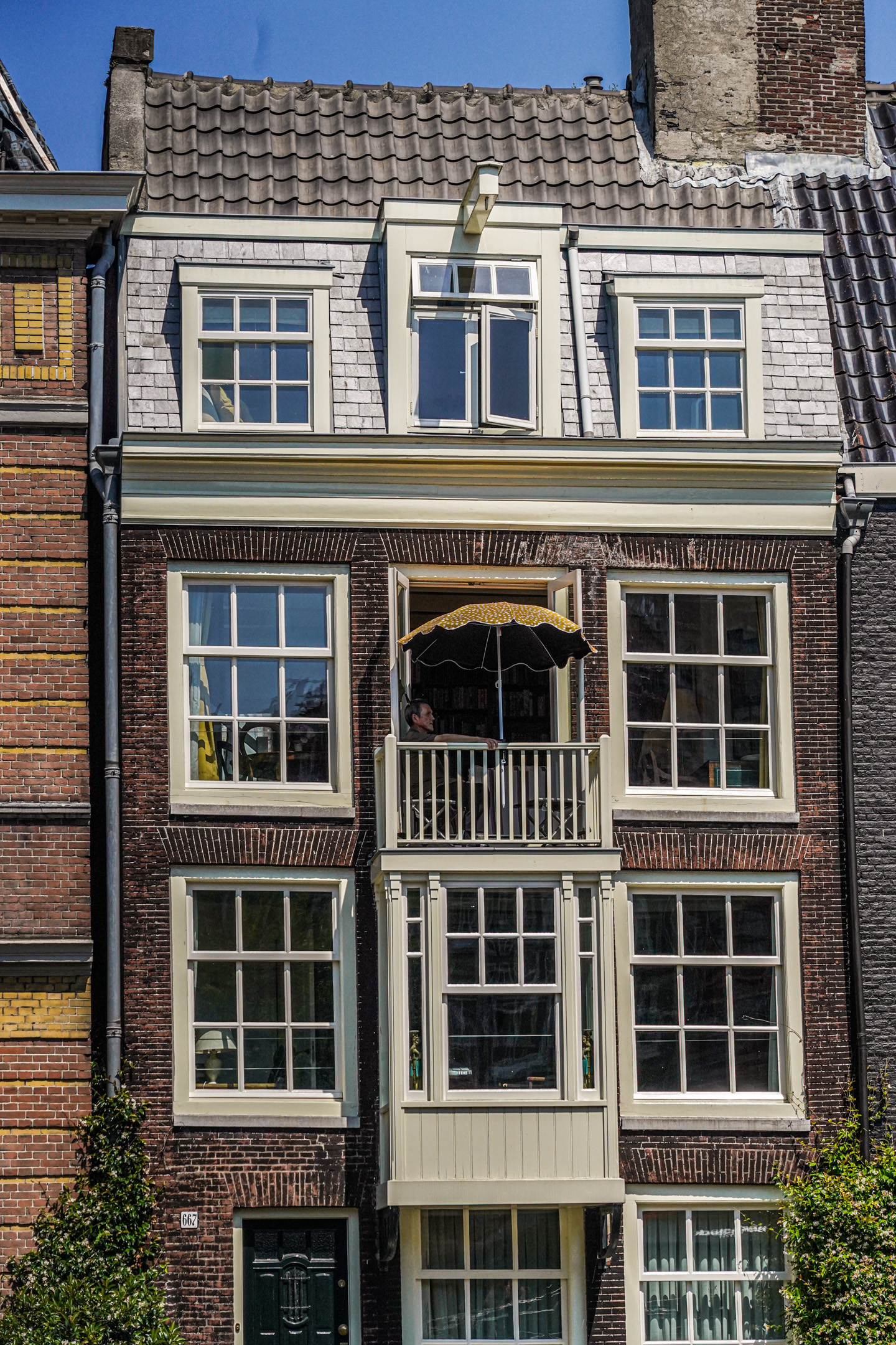 Exterior View The Balcony at Prinsen Canal apartment Amsterdam