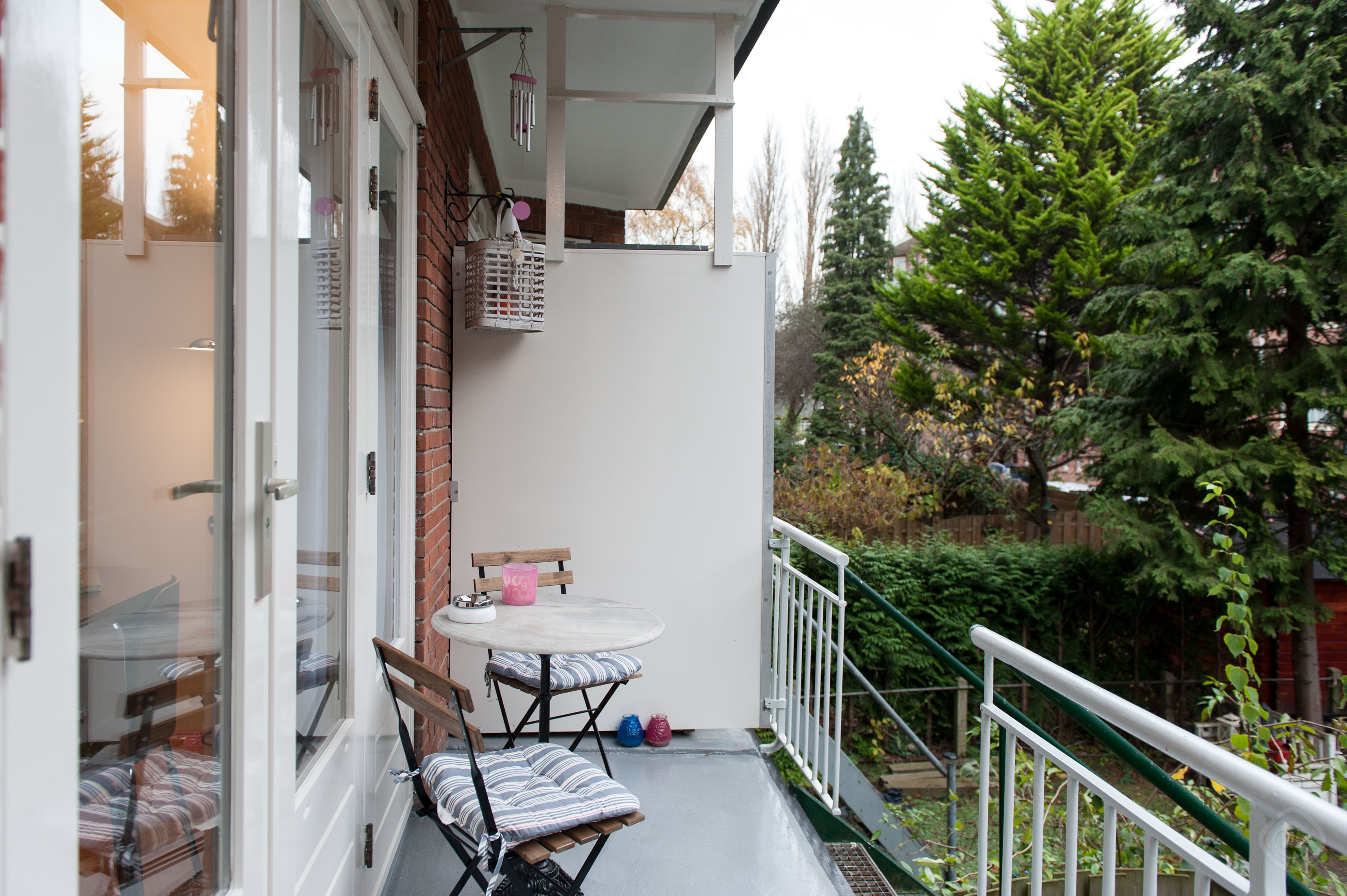 Balcony with Garden View West City apartment Amsterdam